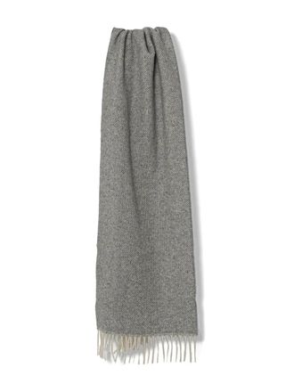 Hackett Sciarpa con frange - Grigio