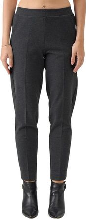 Le Tricot Perugia Pantalone Jersey - Dames - Slim Fit Broeken - Zwart - M - Broeken