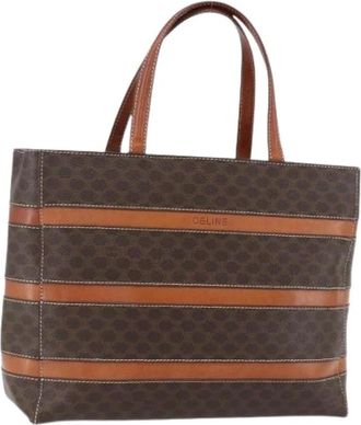 Celine Pre-owned Plastic Tote Bag - Dames - Vintage Shopper - Bruin - ONE Size - Vintage