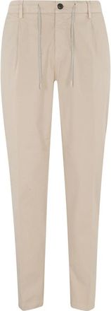Eleventy Chino Broek - Heren - Chinos - Beige - W34 - Katoen - Broeken