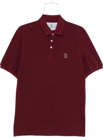 Brunello Cucinelli Hombre, Camisetas, Rojo, Talla: L