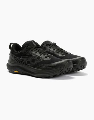 Saucony Mens Saucony Peregrine 16 GTX Mens Triple Black Trainers - Size: UK 11 / eu 46.5 / us 12