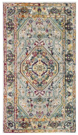 Safavieh Alfombra poli&eacute;ster grigio/multicolore 122 x 183 cm