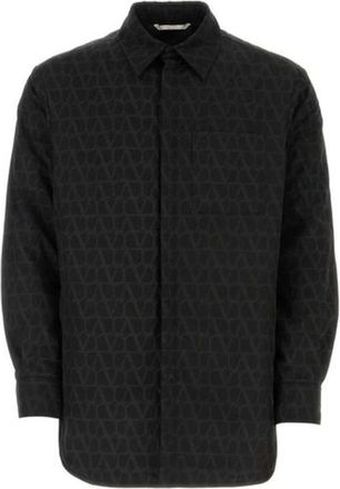 Valentino Hombre, Camisas, Negro, Talla: S