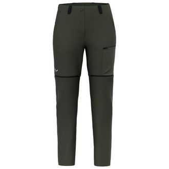 Salewa Puez Hemp DST 2/1 Pant Zip-Off-Hose f&uuml;r Damen | oliv