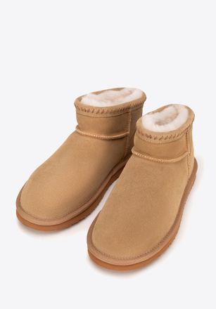 Wittchen Dames Su&egrave;de Laarzen met Wol Bruin Su&egrave;de Leer