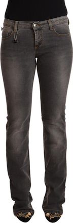 Costume National Washed Low Waist Straight blue Womens Jeans