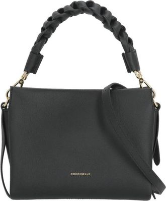 Coccinelle Boheme Grana Double - Dames - Handtassen - Zwart - ONE Size - Leer - Tassen