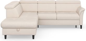 Sit&more Ecksofa »Marano L-Form« inklusive Kopfteilverstellung, wahlweise mit Bettfunktion, Bettkasten