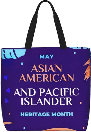 Generic Women Handbag Asian American And Pacific Islander Heritage Month Womens Tote Bag Large Capacity Retro Crossbody Bags, For Christmas, Wedding, School, 