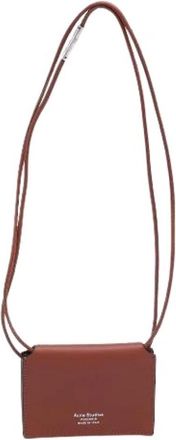 Acne Studios Tweedehands leren schoudertassen - Dames - Vintage Schoudertas - Bruin - ONE Size - Leer - Vintage