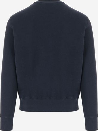 Autry Mens Cotton Sweatshirt Dark Navy Sweatshirts Sweater