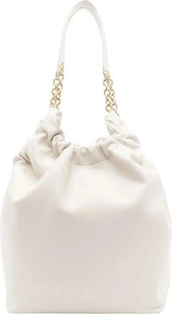 DeMellier Miami Shoulder Bag - Dames - Tassen - Wit - Maat: ONE Size Katoen