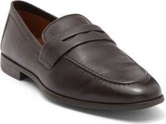 Allen Edmonds Murphy Penhy Loafer in Dark Brown Pebbled Leather at Nordstrom Rack, Size 11.5