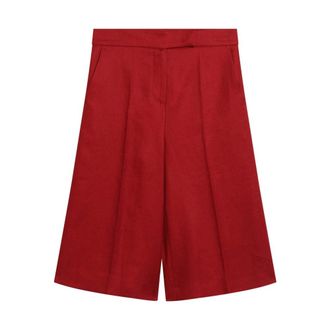 Max Mara Casual Shorts, female, Red, Size: S Bermuda Shorts