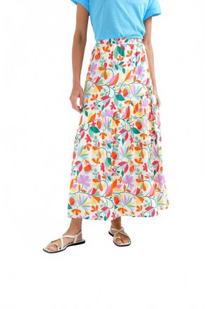 Compa&ntilde;&iacute;afant&aacute;stica Lotto Print Maxi Skirt In Multi
