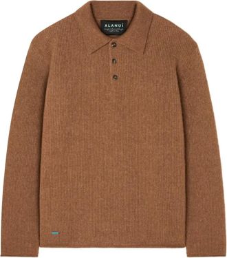 Alanui Polo in misto cashmere - Marrone