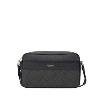 Ferragamo Luggages Nero, Grigio-Uomo