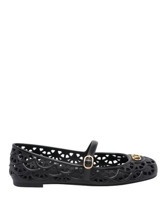 Valentino Garavani Scallops motif ondette flats