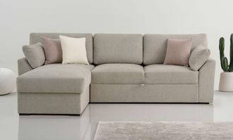 HOME AFFAIRE Ecksofa »Citry« Breite 246 cm, Chenille, Bettfunktion, Bettkasten, L-Form