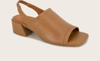 Gentle Souls Penny Sandals Womens Camel Slingback VER1562