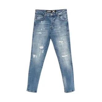 John Richmond Slim-fit Jeans, male, Blue, Size: W30 Slim-fit Jeans