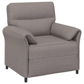 vidaXL Divano 1 Posto Tortora 88 X 83 X 95 Cm Vidaxl