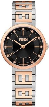 Fendi Forever Fendi Bracelet Watch, 29mm in Rose Gold/stainless Steel at Nordstrom Rack