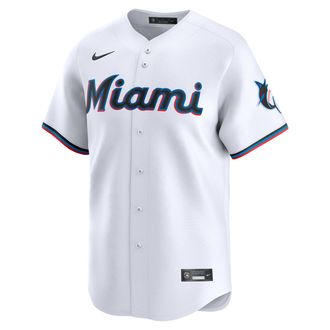 Nike Miami Marlins Nike Mens Dri-FIT ADV MLB Limited Jersey in White | LM25MQHOMQM-1U2
