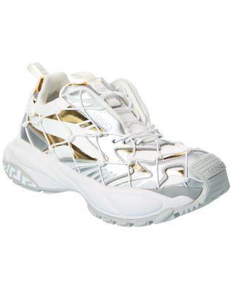 Versace Leather & Mesh Sneaker