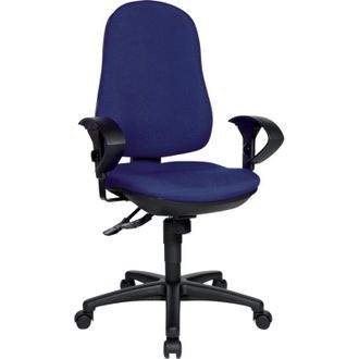 Topstar Silla Escritorio Giratoria Soporte Sincr&oacute;nico Real Azul