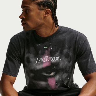 Nike Mens LeBron Halloween Basketball T-Shirt in Black | JF0691-010