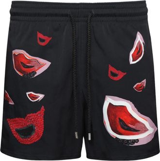 Vilebrequin x Deux Femmes Noires moorise strandkleding - Zwart