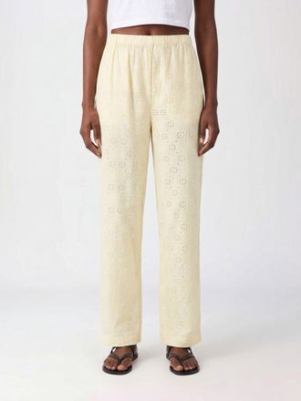 MC2 Saint Barth Pantaloni palazzo in cotone floreale