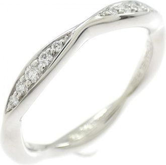 Chanel Platinum 950 Band Ring (Pre-Owned)