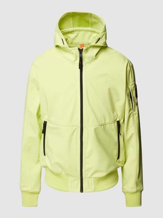 Napapijri Funktionsjacke mit Reißverschlusstaschen Modell MELVILLE in Neon Gelb, Größe XXXL