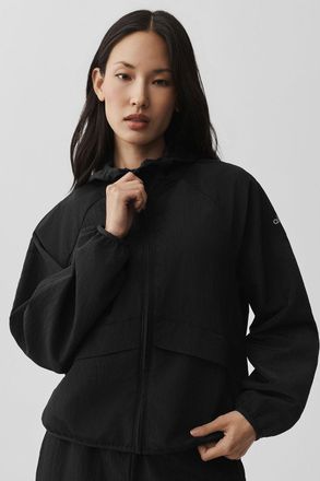 Alo | Ripstop Electric Jacket in Black, Size: Medium