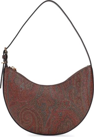 Etro Brown Essential Cotton Hobo Bag-Donna
