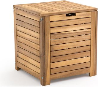 La Redoute Interieurs Opbergkoffer in acacia B45 cm, Garden