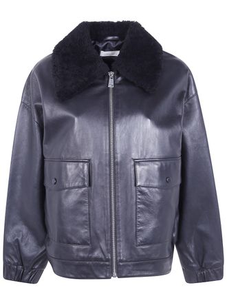 Liviana Conti Jacket Leather Bomber Vincent