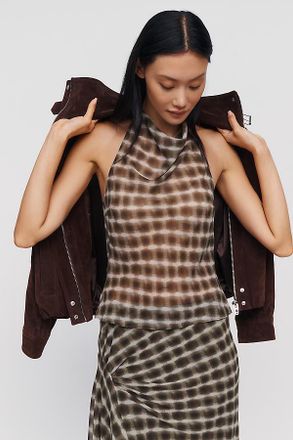 Nia Tita Halter Cowl Top