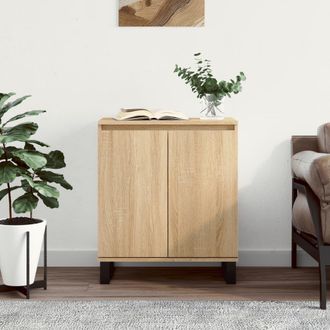 vidaXL Vidaxl - Aparador De Madera Contrachapada Roble Sonoma 60x35x70 Cm