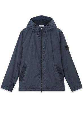 Stone Island HOODED 4100001 JACKET Size: XX, colour: BLUE