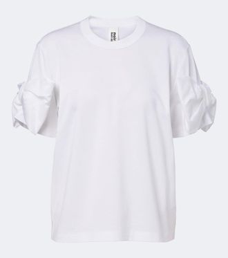 Comme Des Gar&ccedil;ons T-shirt in jersey di cotone con fiocco