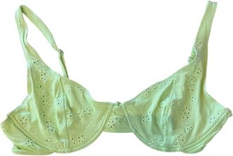 Frankies Bikinis Womens Anna Eyelet Top In Mint