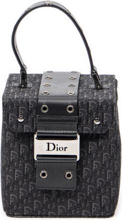 Dior Pre-owned Womens Street Chic Mini Vanity Case Pouch - Black - One Size