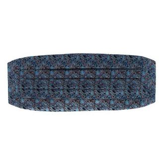 Trafalgar Store Enzo Exploded Floral Silk Cummerbund in Multiple at Nordstrom