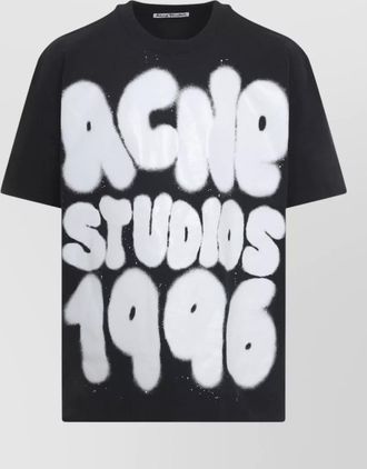 Acne Studios logo print cotton t-shirt