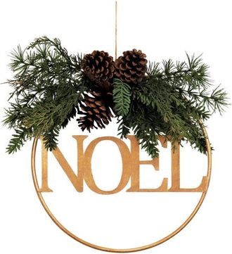 HOFF-Interieur Grosser Weihnachtskranz Noel &oslash; 35.5 cm