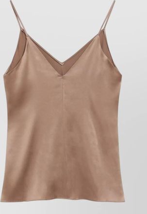 Brunello Cucinelli silk blend tank top